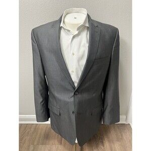 Jos A Bank Joseph Sport Coat Mens Size 41R SLIM FIT Blazer Wool Gray Jacket